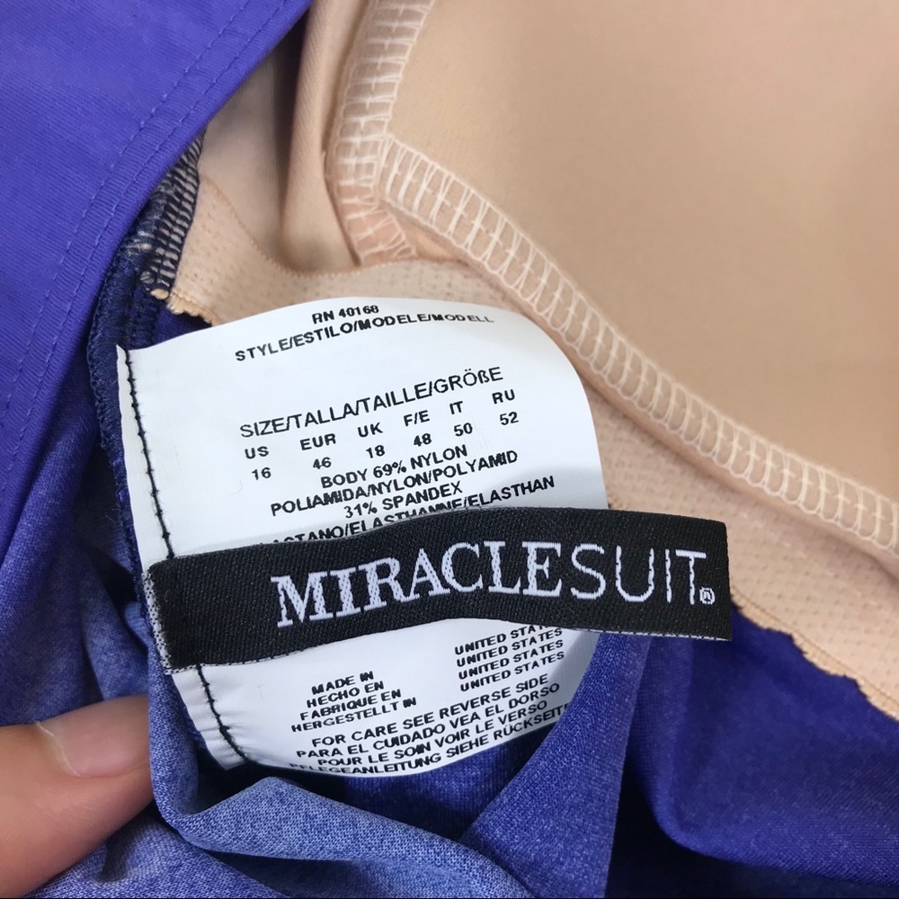 Miraclesuit slimming ombré swimsuit - Picture 6 of 6